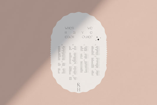 Filomena Seating Chart