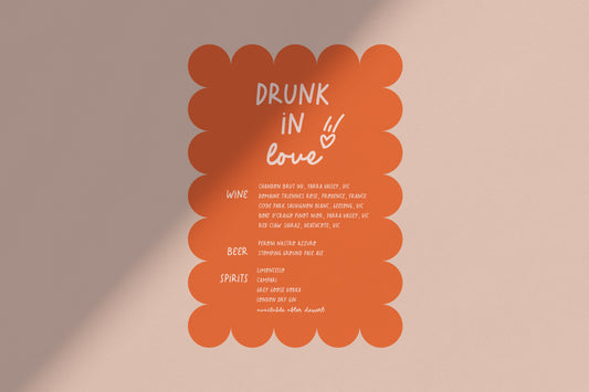 Fleur Bar Menu
