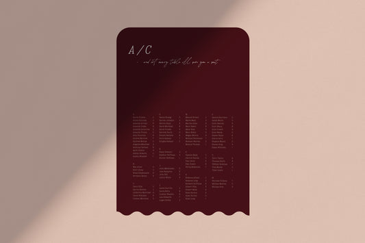 Monarque Seating Chart