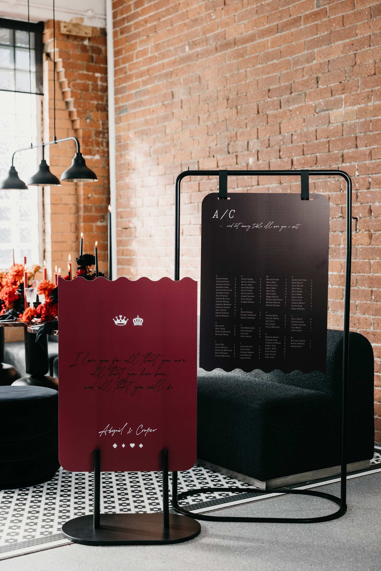 Monarque Seating Chart