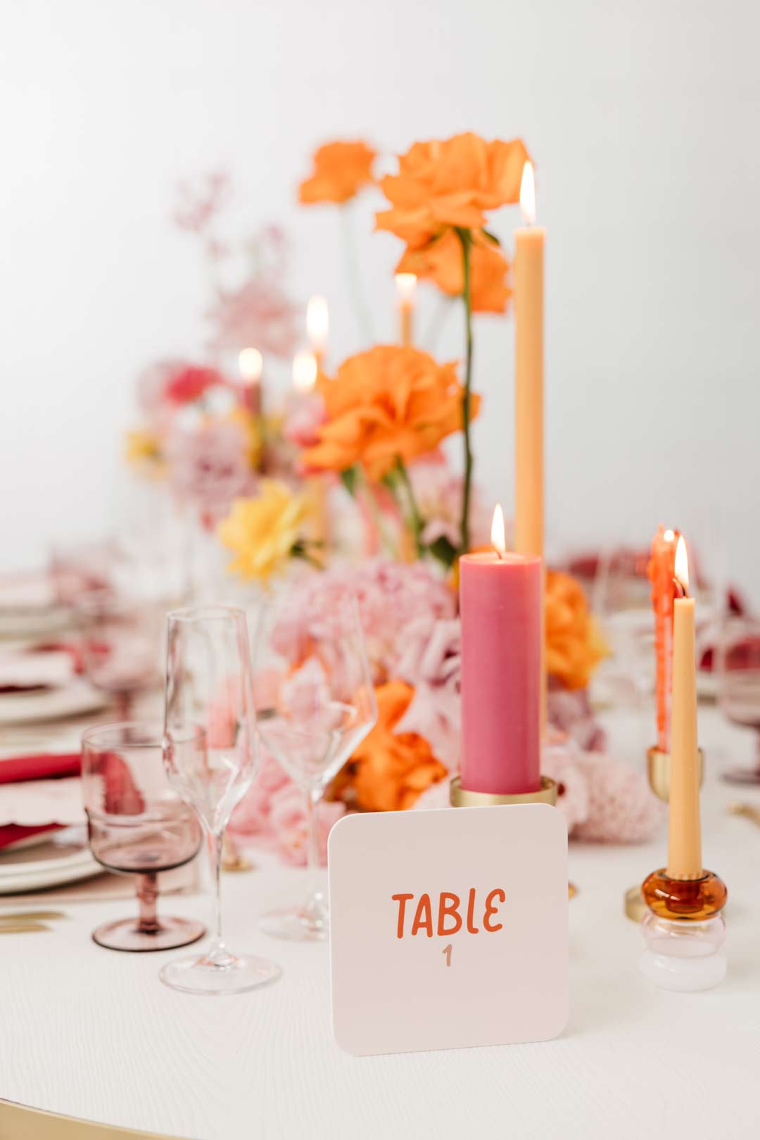 Fleur Table Number