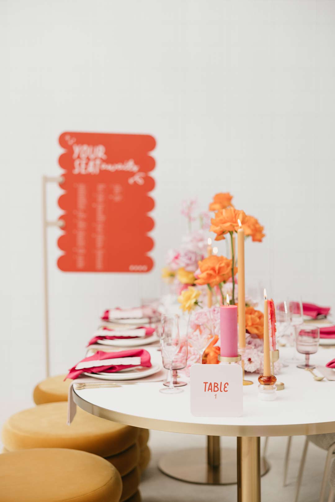 Fleur Table Number