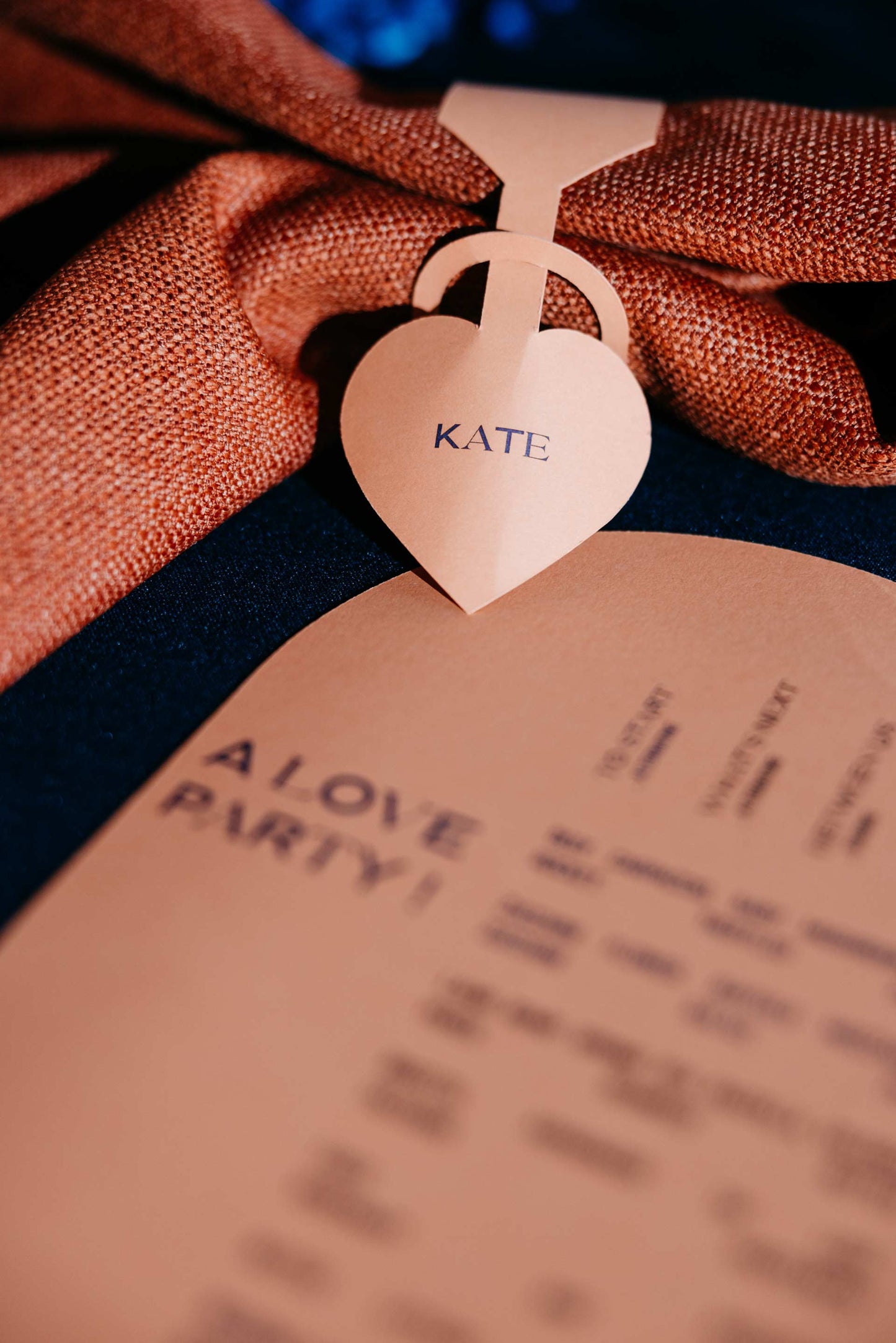 Valarie Napkin Ring Place Card